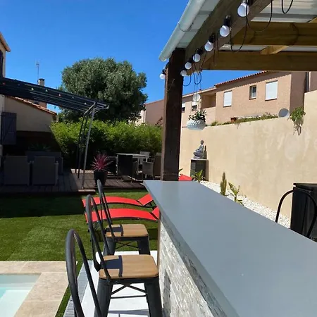 Villa Jolie Climatisée Piscine Chauffée