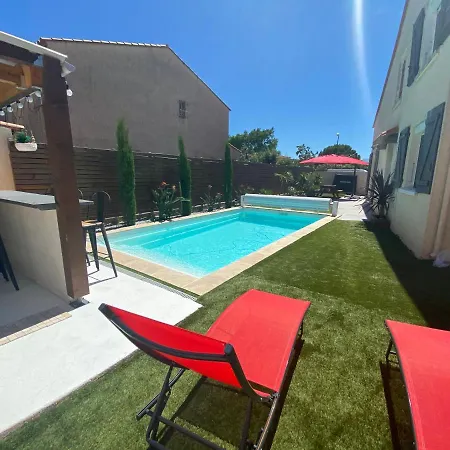 Villa Jolie Climatisée Piscine Chauffée