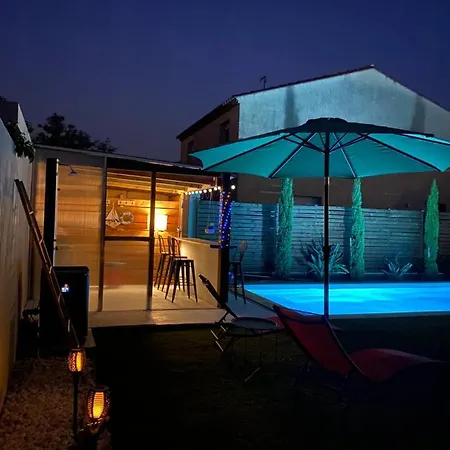 Jolie Climatisee Piscine Parking بيربينيو