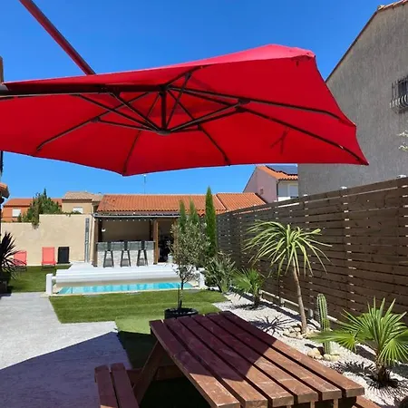 Jolie Climatisée Piscine Chauffée Villa *